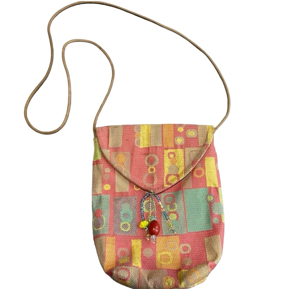 Suruchi Boho Tapestry Beaded Tassle Crossbody Purse